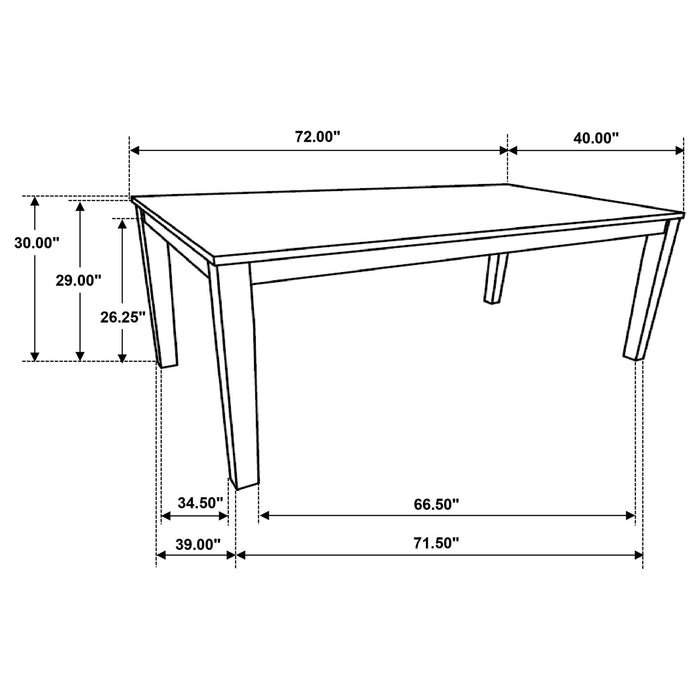 Hollis Dining Sets - U&U Home Budget Furniture (Carteret, NJ)