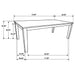 Hollis Dining Sets - U&U Home Budget Furniture (Carteret, NJ)