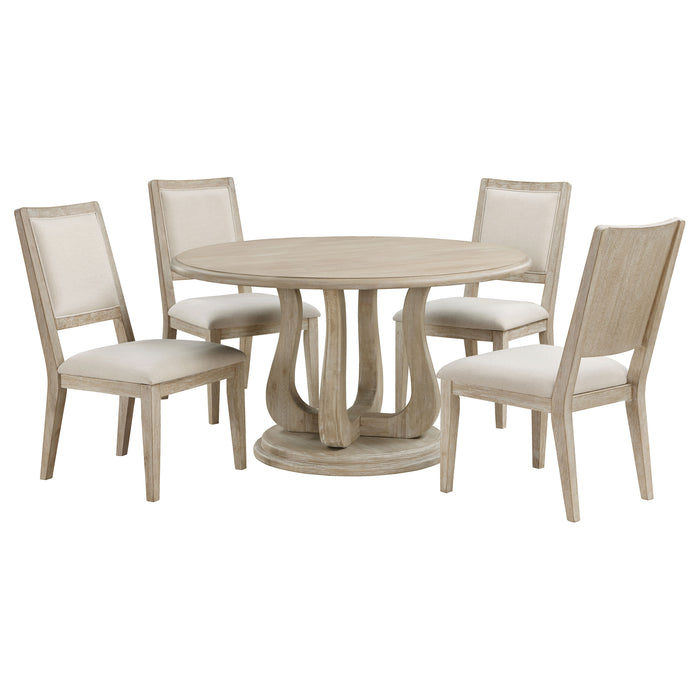 Trofello 5 Pc Dining Set - U&U Home Budget Furniture (Carteret, NJ)