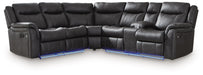 Sultan Meadow Reclining Sectional - U&U Home Budget Furniture (Carteret, NJ)