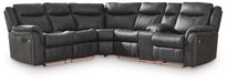 Sultan Meadow Reclining Sectional - U&U Home Budget Furniture (Carteret, NJ)