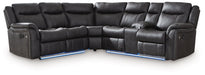 Sultan Meadow Reclining Sectional - U&U Home Budget Furniture (Carteret, NJ)