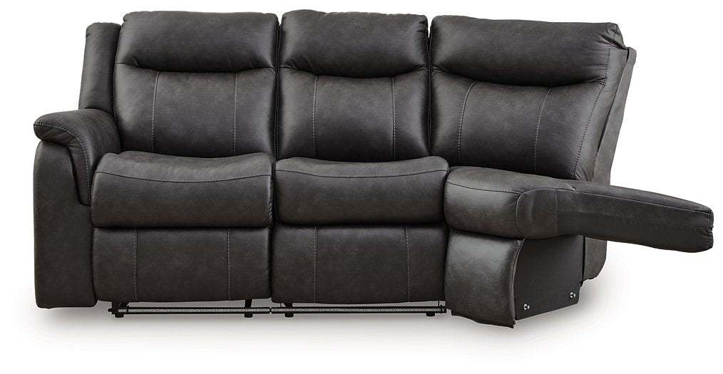 Sultan Meadow Reclining Sectional - U&U Home Budget Furniture (Carteret, NJ)