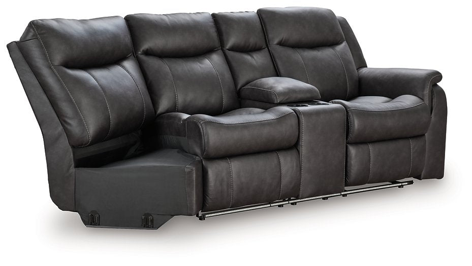 Sultan Meadow Reclining Sectional - U&U Home Budget Furniture (Carteret, NJ)