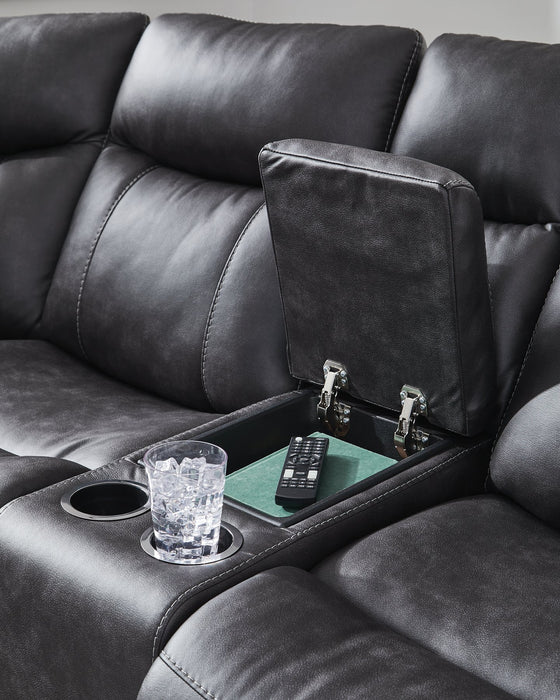 Sultan Meadow Reclining Sectional - U&U Home Budget Furniture (Carteret, NJ)