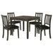 Parkwood 5 Pc Dining Sets - U&U Home Budget Furniture (Carteret, NJ)
