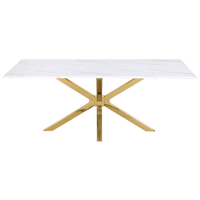 Venera Dining Table - U&U Home Budget Furniture (Carteret, NJ)