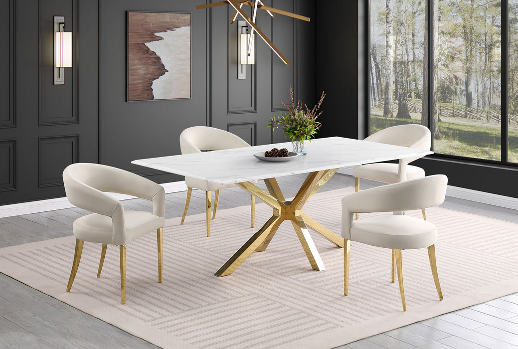 Venera Dining Table - U&U Home Budget Furniture (Carteret, NJ)