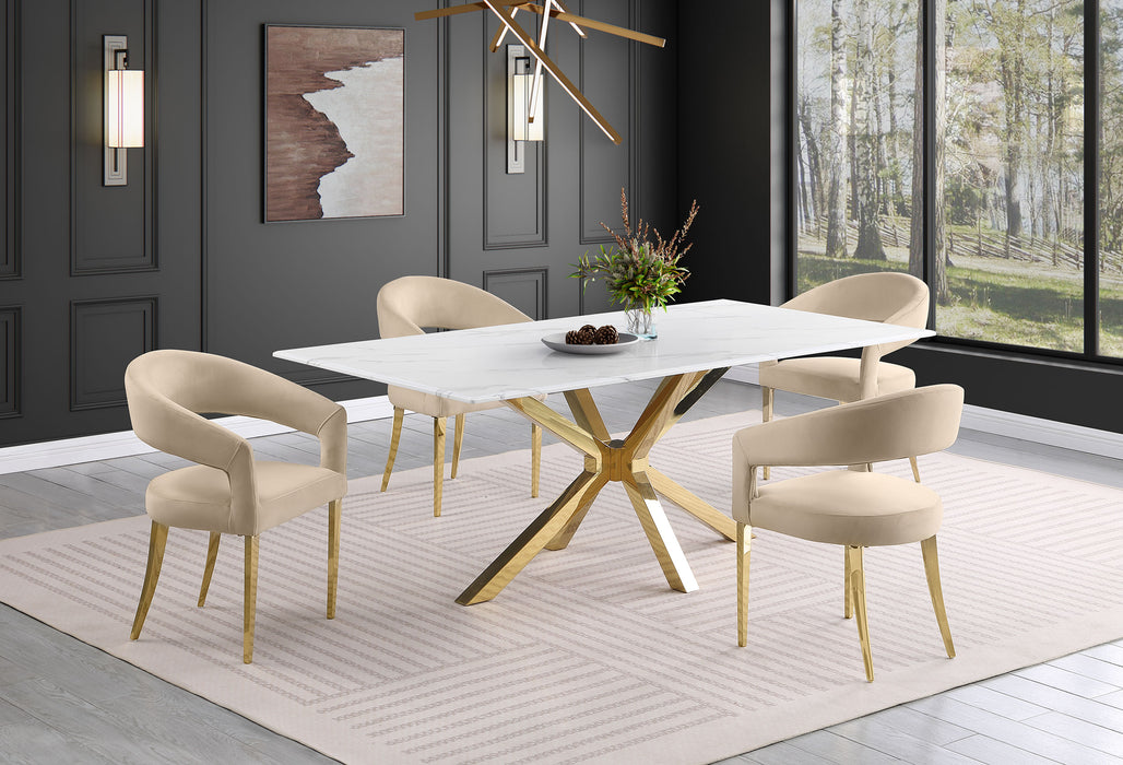 Venera Dining Table - U&U Home Budget Furniture (Carteret, NJ)
