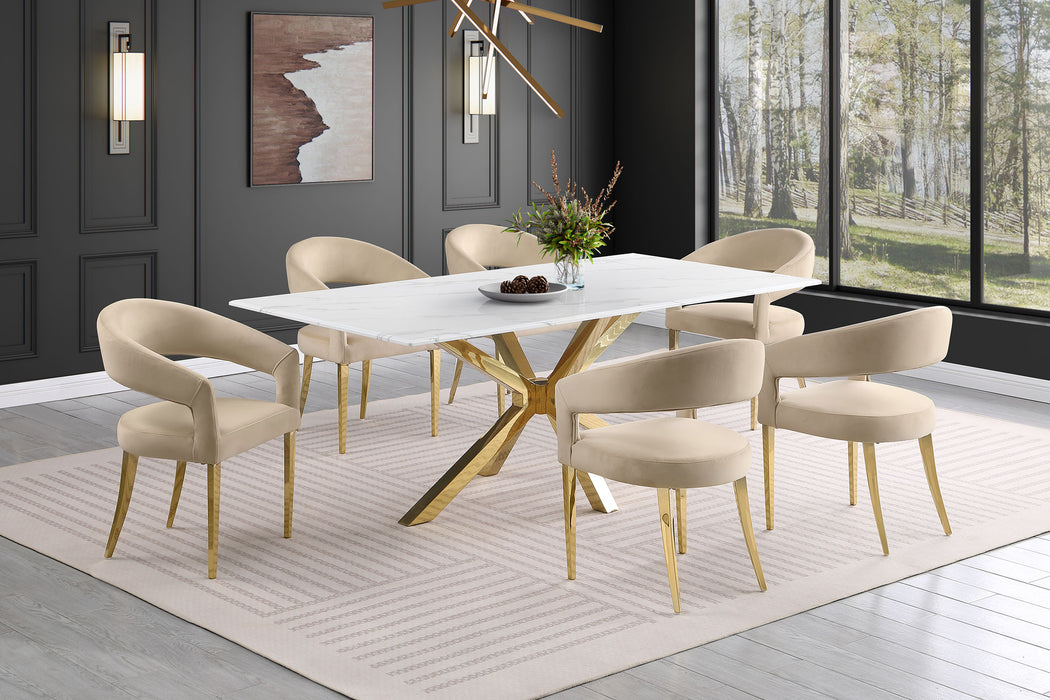 Venera Dining Table - U&U Home Budget Furniture (Carteret, NJ)