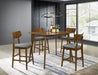 Robbie 5 Pc Counter Height Dining Set - U&U Home Budget Furniture (Carteret, NJ)