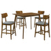 Robbie 5 Pc Counter Height Dining Set - U&U Home Budget Furniture (Carteret, NJ)
