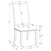 Florence 5 Pc Dining Set - U&U Home Budget Furniture (Carteret, NJ)