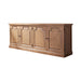 Florence 4-door Sideboard Rustic Smoke - U&U Home Budget Furniture (Carteret, NJ)