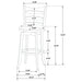 Murphy Bar Stool - U&U Home Budget Furniture (Carteret, NJ)