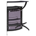 Dallas 2-shelf Home Bar Smoked and Black Glass - U&U Home Budget Furniture (Carteret, NJ)