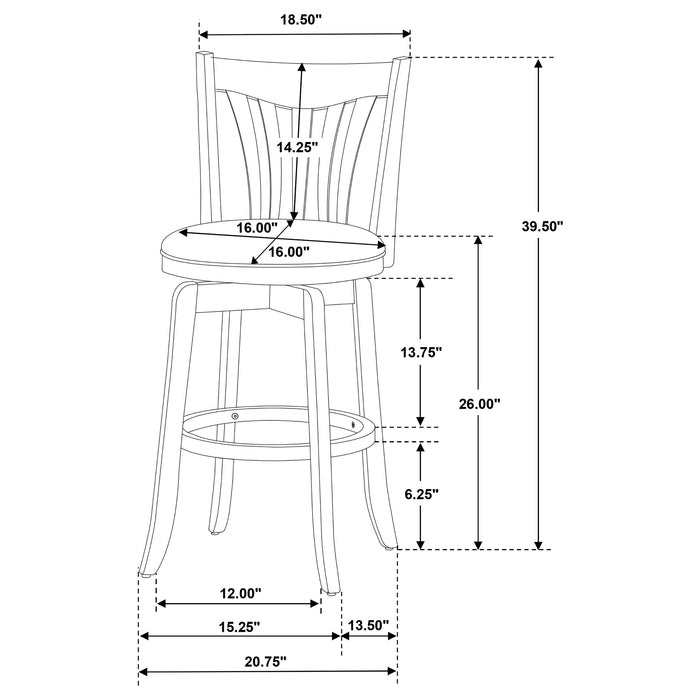 Lambert Counter Stool - U&U Home Budget Furniture (Carteret, NJ)
