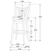 Lambert Counter Stool - U&U Home Budget Furniture (Carteret, NJ)