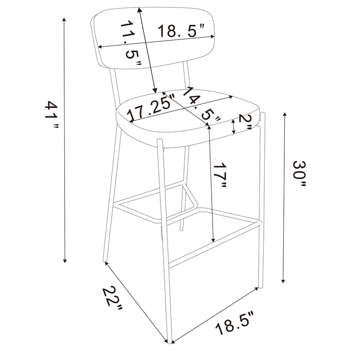 Elison Bar Stool - U&U Home Budget Furniture (Carteret, NJ)