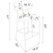Elison Bar Stool - U&U Home Budget Furniture (Carteret, NJ)