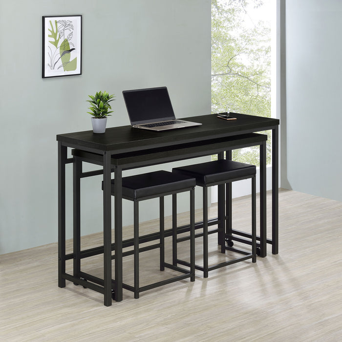 Hawes 4 Pc Counter Height Dining Set - U&U Home Budget Furniture (Carteret, NJ)