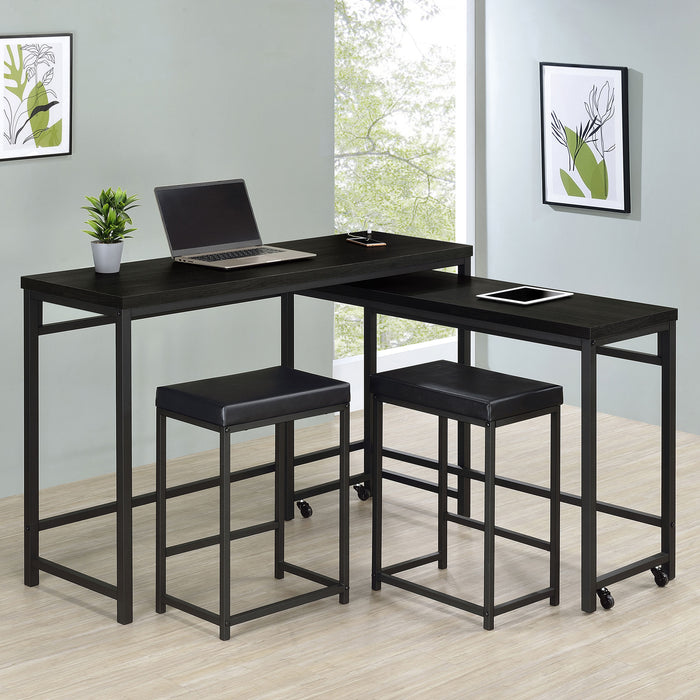 Hawes 4 Pc Counter Height Dining Set - U&U Home Budget Furniture (Carteret, NJ)