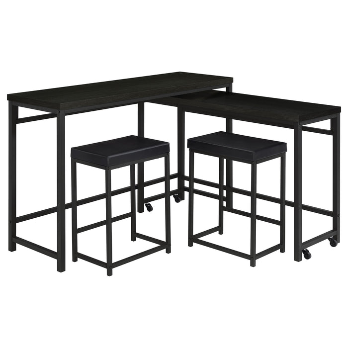 Hawes 4 Pc Counter Height Dining Set - U&U Home Budget Furniture (Carteret, NJ)