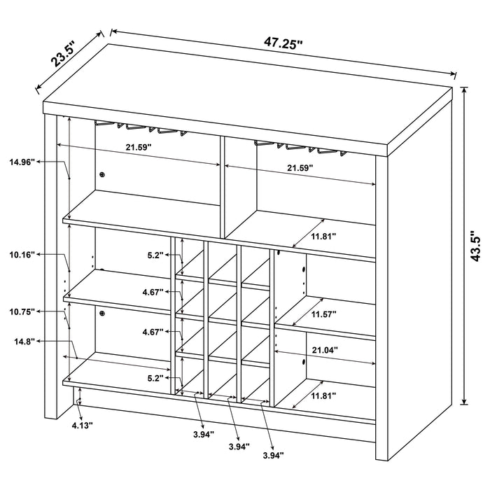 Topanga Home Bars - U&U Home Budget Furniture (Carteret, NJ)