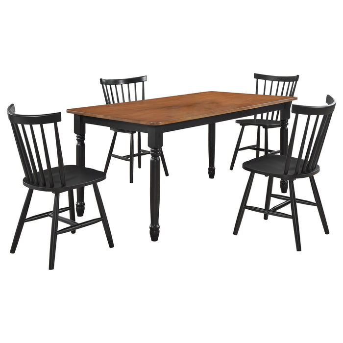 Hollyoak 5 Pc Dining Set - U&U Home Budget Furniture (Carteret, NJ)