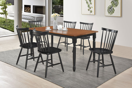 Hollyoak 7 Pc Dining Set - U&U Home Budget Furniture (Carteret, NJ)