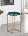 Nadia Square Padded Seat Bar Stool (Set of 2) - U&U Home Budget Furniture (Carteret, NJ)
