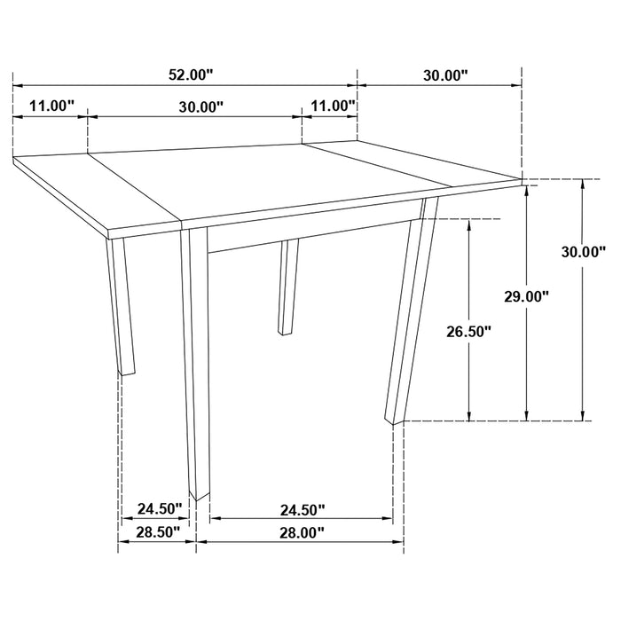 Kelso 5 Pc Dining Sets - U&U Home Budget Furniture (Carteret, NJ)