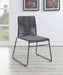 Jerome Upholstered Stackable Side Chairs (Set of 2) - U&U Home Budget Furniture (Carteret, NJ)