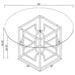 Starlight Dining Tables - U&U Home Budget Furniture (Carteret, NJ)