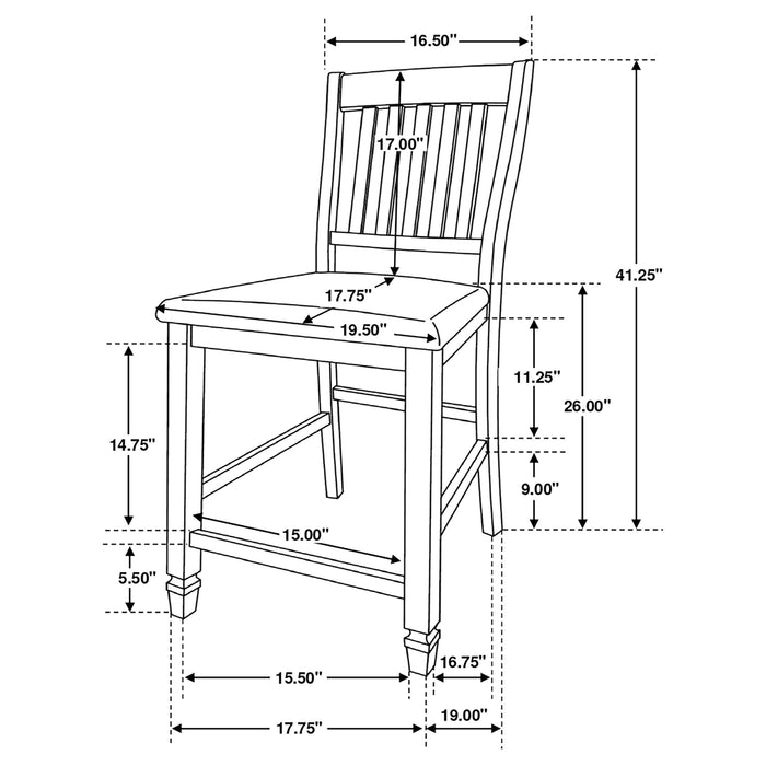 Sarasota Counter Height Dining Sets - U&U Home Budget Furniture (Carteret, NJ)