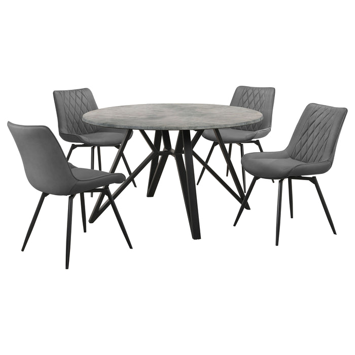 Neil 5 Pc Dining Sets - U&U Home Budget Furniture (Carteret, NJ)