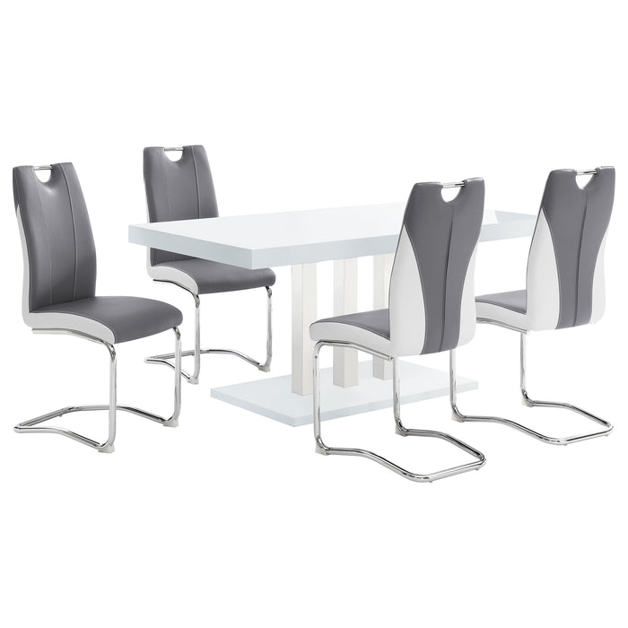 Brooklyn 5 Pc Dining Sets - U&U Home Budget Furniture (Carteret, NJ)