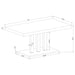 Brooklyn 5 Pc Dining Sets - U&U Home Budget Furniture (Carteret, NJ)