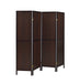 Deepika 4-panel Folding Screen Tobacco and Cappuccino - U&U Home Budget Furniture (Carteret, NJ)