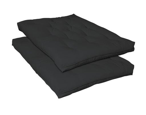 7.5" Deluxe Innerspring Futon Pad Black - U&U Home Budget Furniture (Carteret, NJ)
