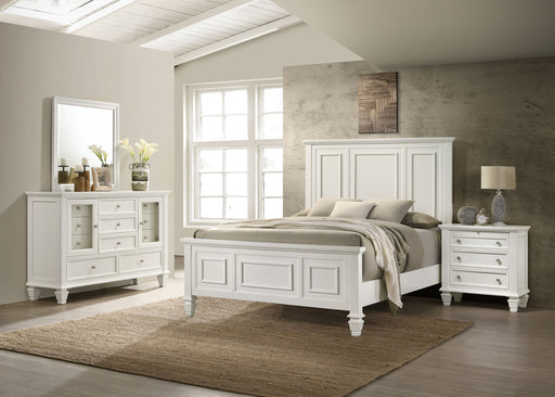 Sandy Beach 4 & 5 Piece Pc Bedroom Set Cal.King & E.King - U&U Home Budget Furniture (Carteret, NJ)