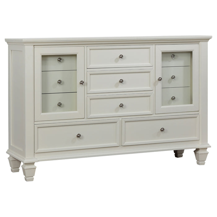 Sandy Beach 4 & 5 Piece Pc Bedroom Set Cal.King & E.King - U&U Home Budget Furniture (Carteret, NJ)