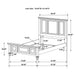 Sandy Beach 4 & 5 Piece Pc Bedroom Set Cal.King & E.King - U&U Home Budget Furniture (Carteret, NJ)