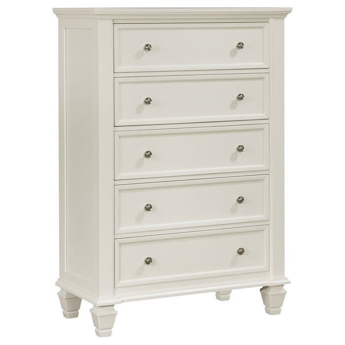 Sandy Beach 4 & 5 Piece Pc Bedroom Set Cal.King & E.King - U&U Home Budget Furniture (Carteret, NJ)