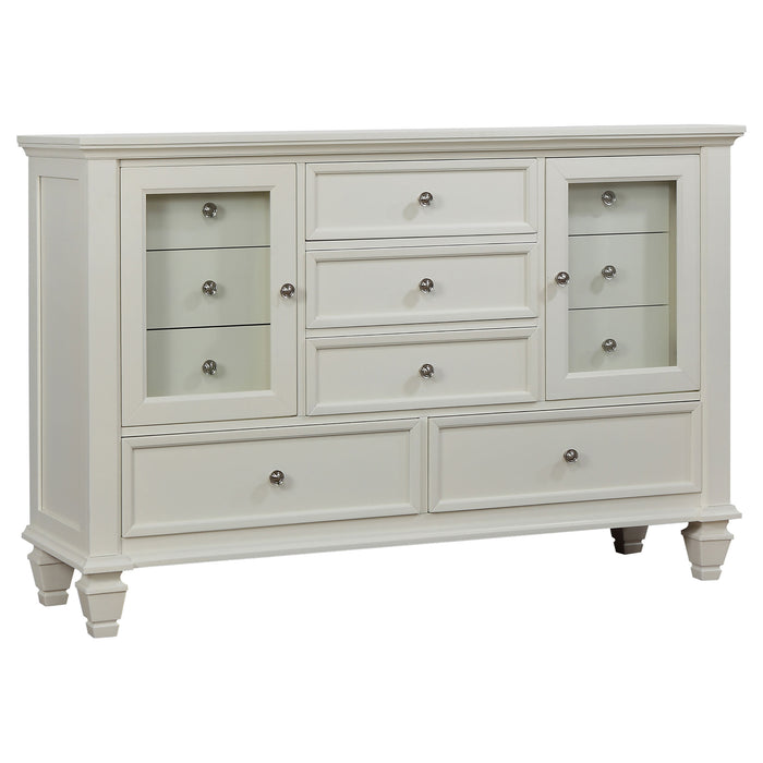 Sandy Beach 4 & 5 Piece Pc Bedroom Set Cal.King & E.King - U&U Home Budget Furniture (Carteret, NJ)