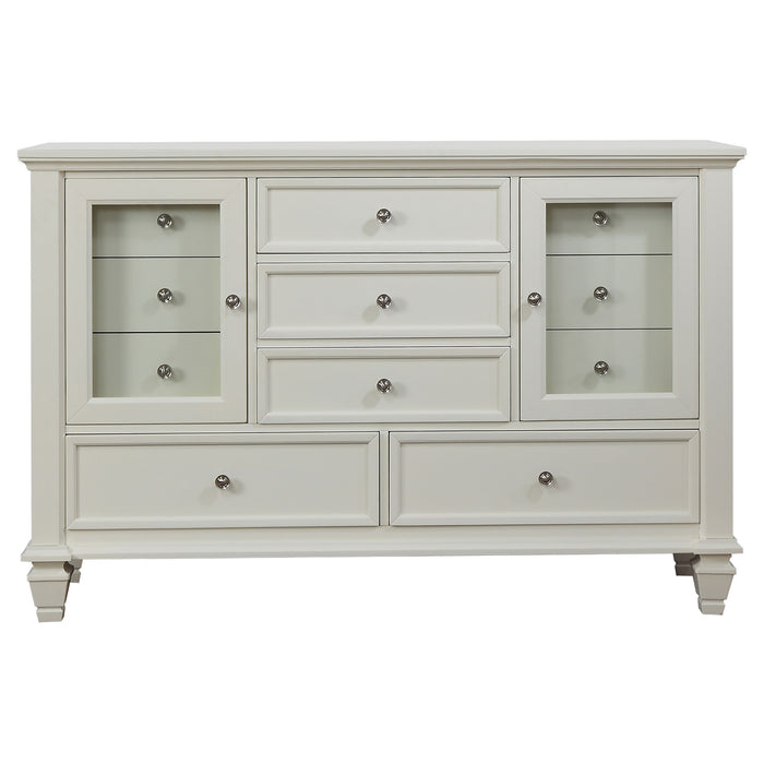 Sandy Beach 4 & 5 Piece Pc Bedroom Set Cal.King & E.King - U&U Home Budget Furniture (Carteret, NJ)