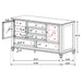 Sandy Beach 4 & 5 Piece Pc Bedroom Set Cal.King & E.King - U&U Home Budget Furniture (Carteret, NJ)