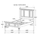 Sandy Beach California King & E.King Bed - U&U Home Budget Furniture (Carteret, NJ)