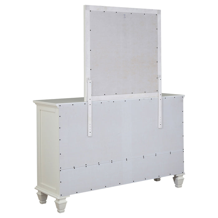 Sandy Beach Dresser With Mirror - U&U Home Budget Furniture (Carteret, NJ)