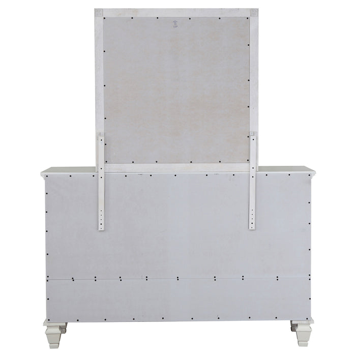 Sandy Beach Dresser With Mirror - U&U Home Budget Furniture (Carteret, NJ)